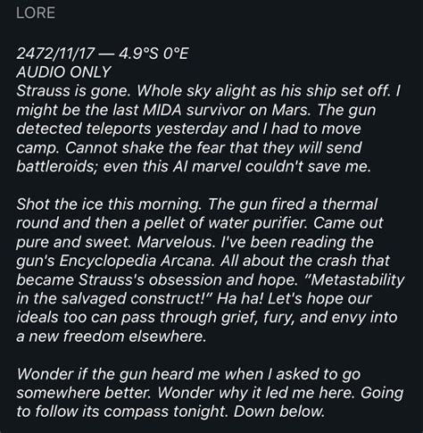 [Spoiler] Of MIDA and Marathon : r/DestinyTheGame .